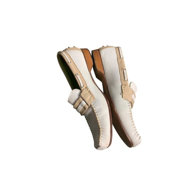 Maggio & Rosetto womens car shoes slip on loafer casual size 9.5 leather - Picture 5 of 7